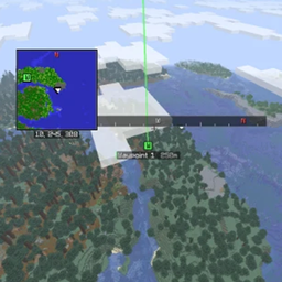 Waypoints with map. project image