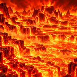 Quenched in the Lava (Red-Orange, Lava)