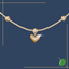 Dropped Heart Necklace logo