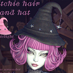 Witchie hair and hat project image