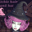 Witchie hair and hat logo
