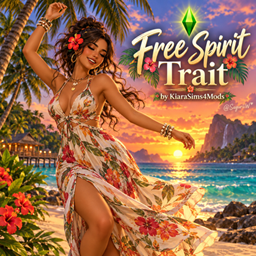 Free Spirit Trait by KiaraSims4Mods - Tradução PTBR logo