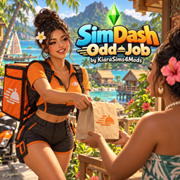 SimDash Odd Job by KiaraSims4Mods - Tradução PTBR logo
