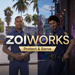 ZoiWorks - Protect & Serve logo