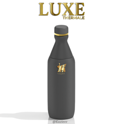 Luxury Thermal - Bottle clutter logo