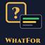 WhatFor (Reagent and Quest Uses in Tooltips) logo
