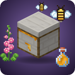 Hollyhocks & Honeybees logo