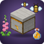Hollyhocks & Honeybees logo