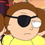 Parche Evil morty y teletransportacion logo