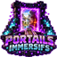 Immersive Portals + Minecart logo
