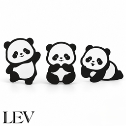 Panda Wall Art Set project image