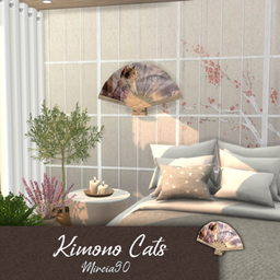 Kimono Cats [Decorative Fan] project image
