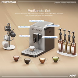 fourthwall ProBarista Set / translation spanish by Monisims logo