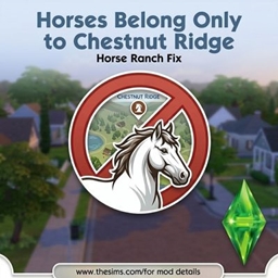 HorseRanchFix:Horses Belong Only to Chestnut Ridge logo