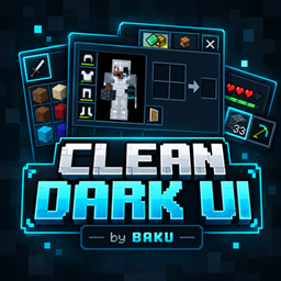 Clean dark ui by baku project image