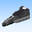 Alien Black Nose Spaceship logo