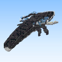 Alien Black Orca Whale