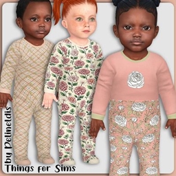 Infants Pink and Green Autumn Babygrows project image
