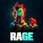 Unleash the Rage logo