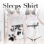 ᘏ⊳⊲ᘏ 𓈒♡  sleepy shirt ⑅˙˳୨୧ logo