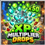 XP_Multiplier_Drops | Your XP = Your Multiplier logo