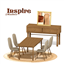 Kaziecc ~ Inspire Dining Room Set | 5 Pieces logo