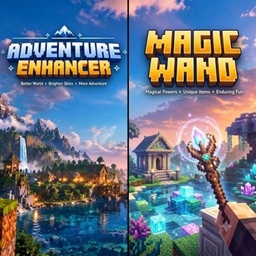 Adventure Enhancer x magic wand logo