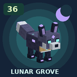 Lunar Grove: Living Biomes logo