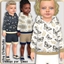 Toddler Ivory and Blue Hoodie logo