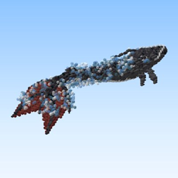 Alien Blue Space Whale project image