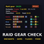 Raid Gear Check logo
