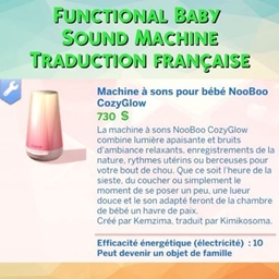 Mod Functional Baby Sound Machine par Kemzima - Trad FR project image