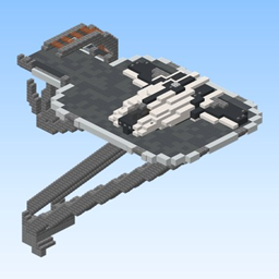 Alien Braced Landing Platform with Docked Ship project image