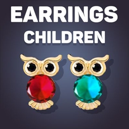 Owl Stud Earrings For Kids project image