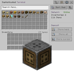 Sophisticated Terminal | Storage Network & Crafting Overhaul project image