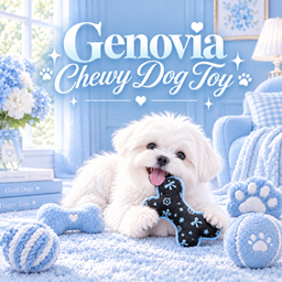 Genovia Chewy Dog Toy logo