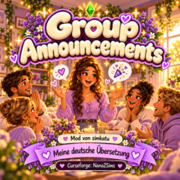 Group Announcements | German Translation logo