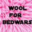 Realistic fluffy wool logo