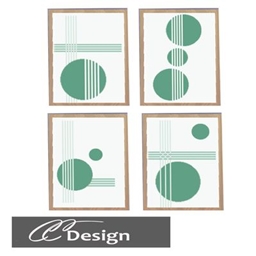 a graphic in green project image