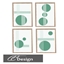 a graphic in green logo
