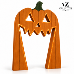Rustic Jack O' Lantern LED Arch [VZ] project image
