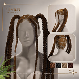 Niven Hair 77 - Rebel Braids (Females) project image