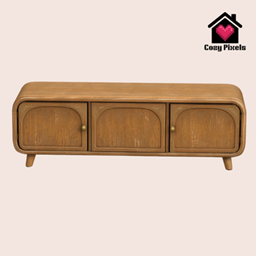 Wooden Vintage TV Stand project image