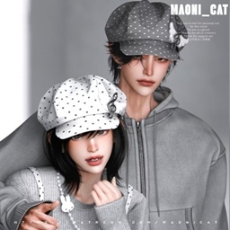 [Maoni_cat]Musical Note Cloud Beret HQ.package project image