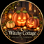 Witchy Cottage - Enchanted Pumpkins logo