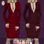 Crimson Temptation Plunging Dress logo
