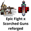 Epic Scorch Reforged: Epic Fight x Scorched Guns logo
