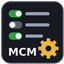 Black's MCM logo