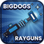 BIGDOGS RAYGUNS logo