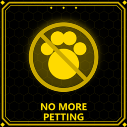 No More Petting logo